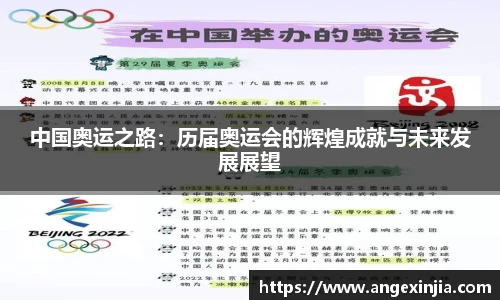 中国奥运之路：历届奥运会的辉煌成就与未来发展展望